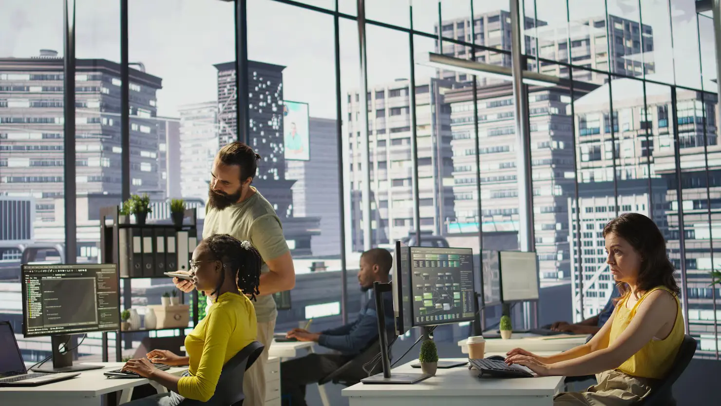 Toronto tech skyline and digital future