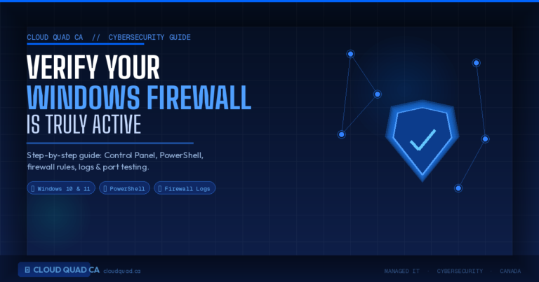 How to Check Windows Firewall Status & Configuration